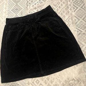 Miami Corduroy Skirt - Black